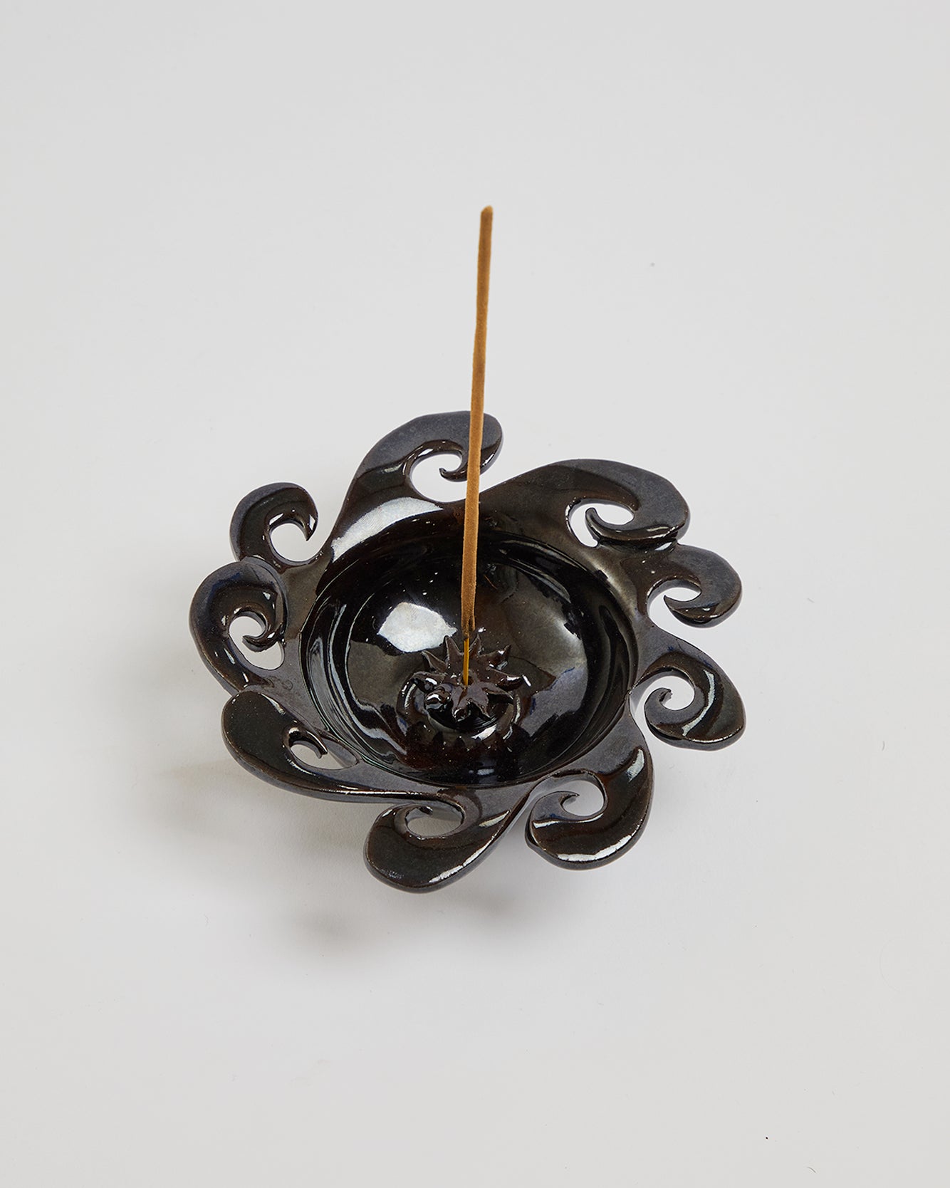 Umber Sun Catcher incense bowl