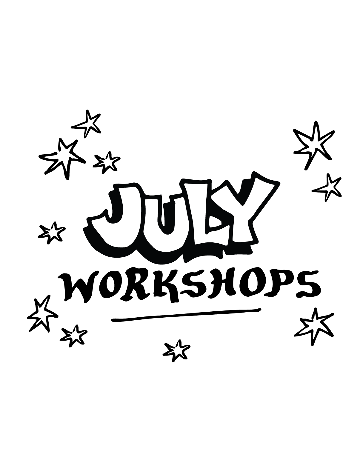 JULY 2026 Workshops