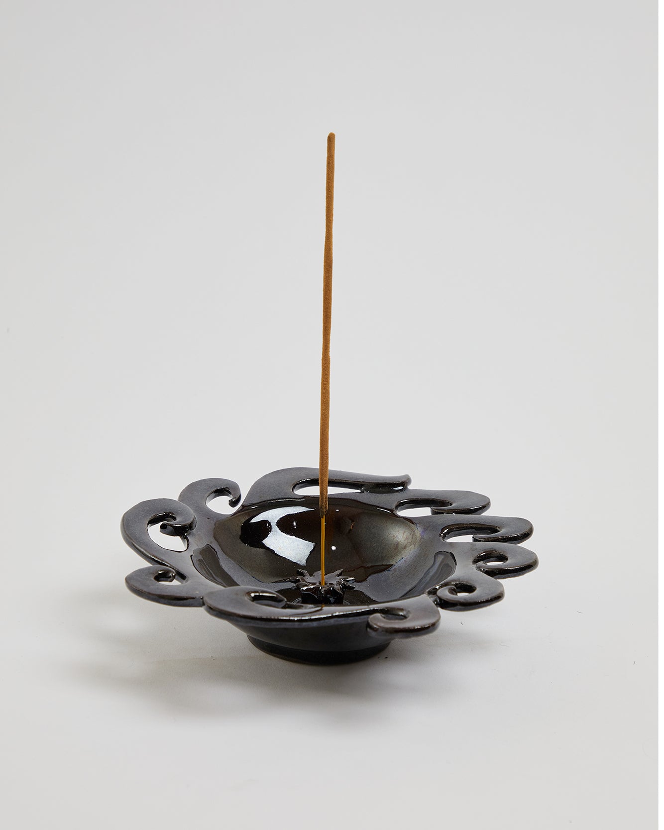 Umber Sun Catcher incense bowl